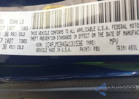 2016 Jeep Cherokee Latitude from USA, damaged, VIN 1C4PJMCB4GW131536